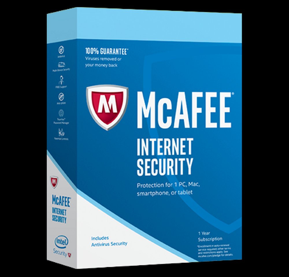 Mcafee internet security suite 1 user